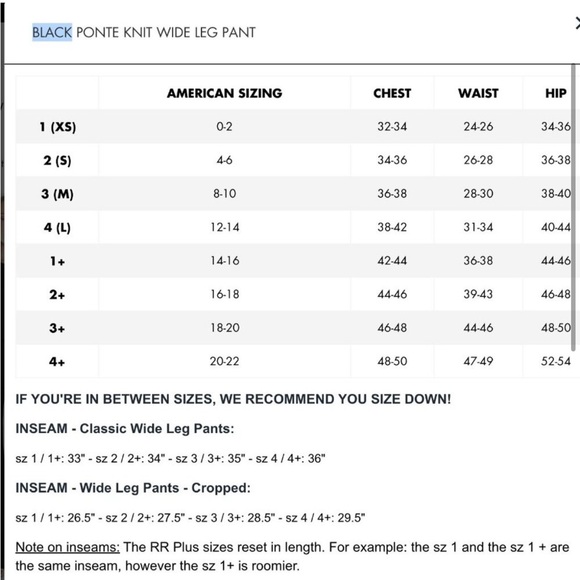 Ripley RADER Black Point Knit Wide Leg Pant (size 12-14 US) - Picture 3 of 4